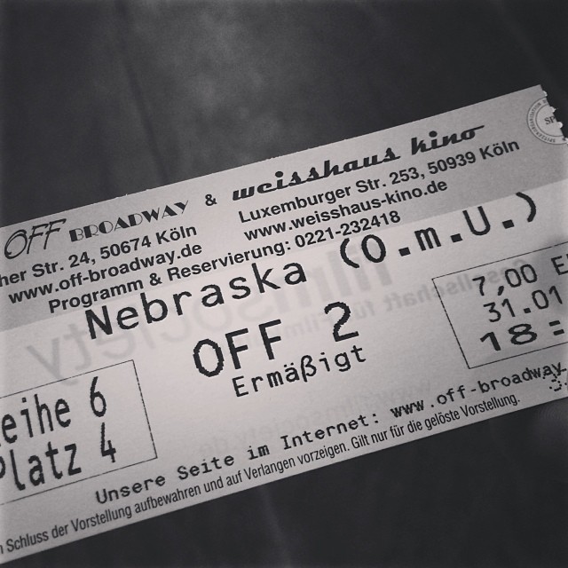 #nebraska #movie #cinema #cologne