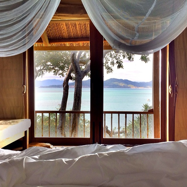 Waking up in paradise